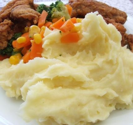 goede ouderwetse aardappelpuree