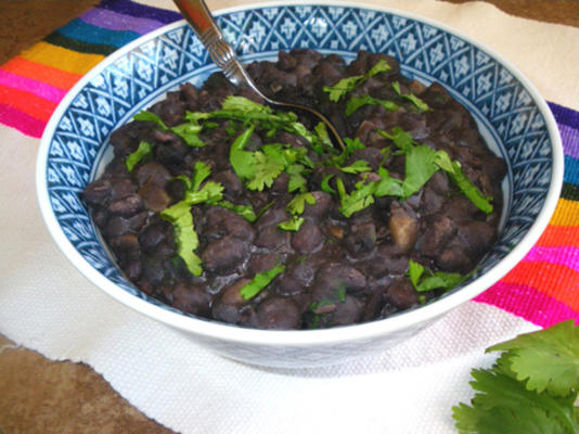 light refried black beans