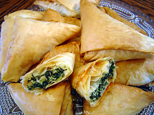 spanakopita driehoeken