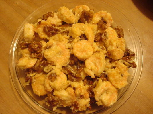 honing-walnoot garnalen