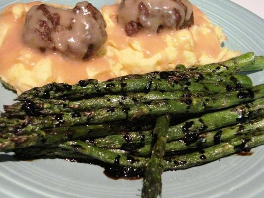 gegrilde asperges met balsamicostroop