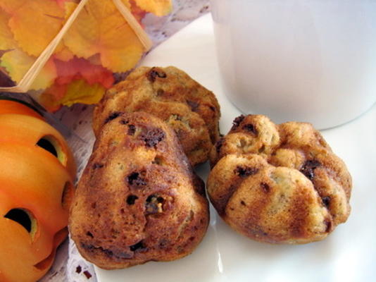 banaan chocoladeschilfermuffins (licht)