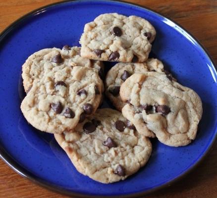 favoriete pindakaas chocoladeschilferkoekjes van addie