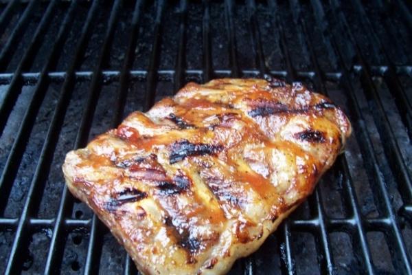 rub'n saus gebarbecued ribben