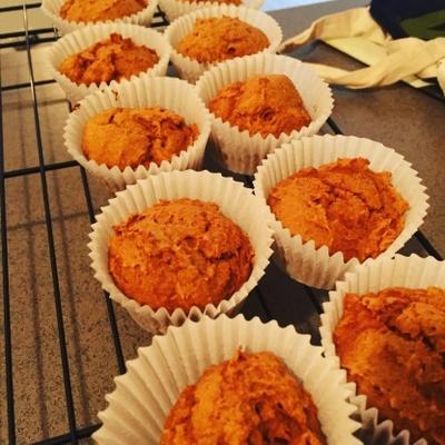 gewicht watchers pompoen spice muffins