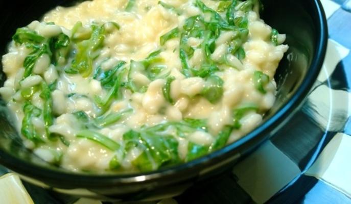 gerookte gouda risotto