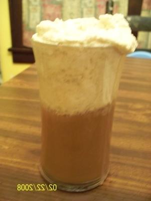 low carb root beer float