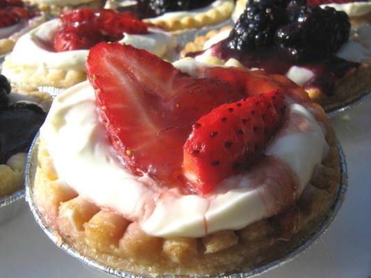 Strawberry cheesecake taarten