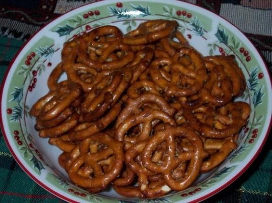 chloe's pittige pretzels (geen kok)