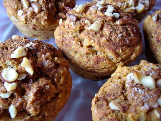 zoete aardappel havermout muffins