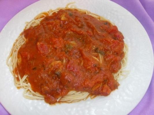 Oh mijn!!! spaghettisaus (vetarm)