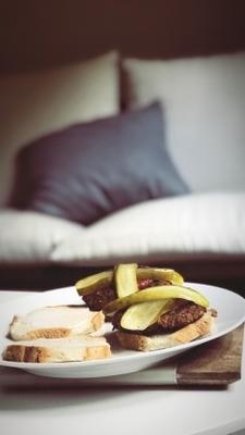 veganistische voedingsgist en tvp vegetarische burgers