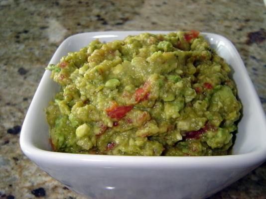 schuldvrije guacamole (asperges)