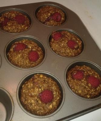 lichtere, maar heerlijke havermout raisin muffins :)