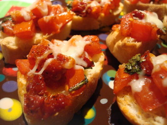 dubbele tomatenbruschetta