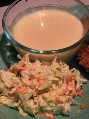 klassieke romige coleslaw dressing