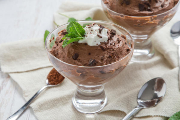 chocolade mokka pudding - lage koolhydraten