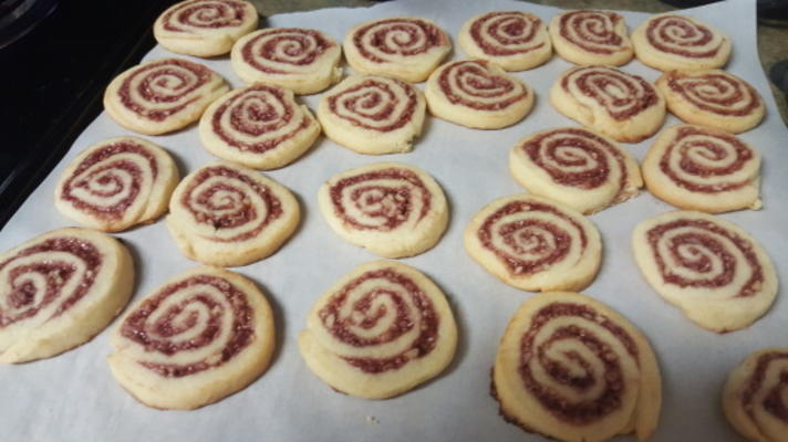 framboos swirl cookies