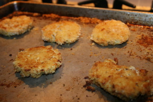 in de oven gebakken krabkoekjes