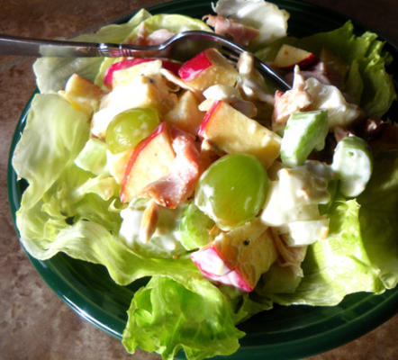 overgebleven kip ranch salade