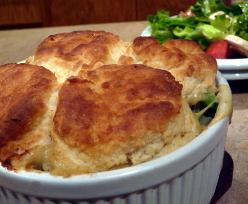 biscuit-topped chicken pot pie