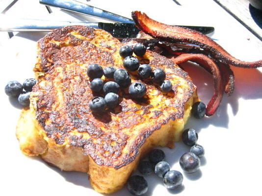 op blote voeten contessa's challah Franse toast