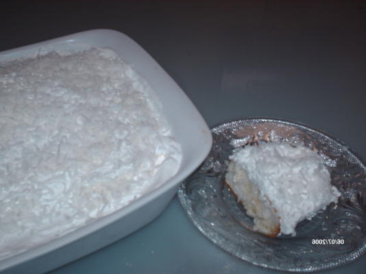 kokosnoot koelkast cake