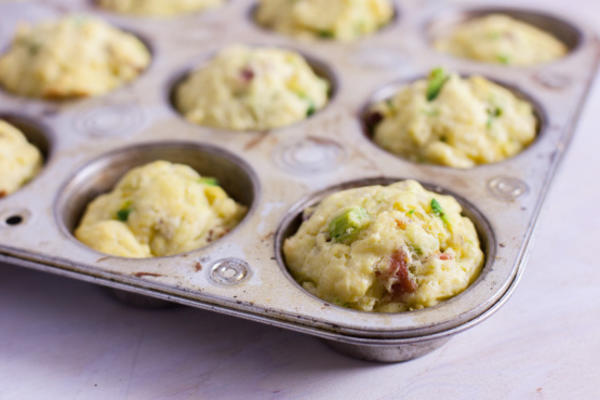 avocado en baconmuffins