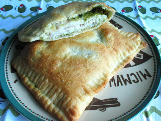 kalkoen-pesto calzone