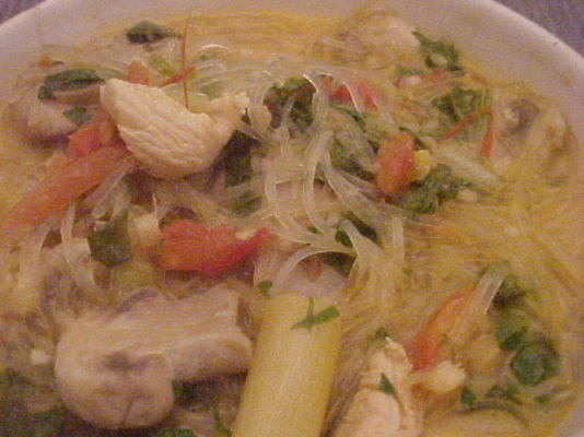 Thaise tom kha-soep