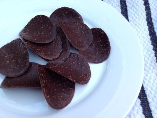 chocolade bedekt chips