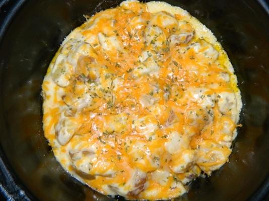 cheesy crock pot potatoes