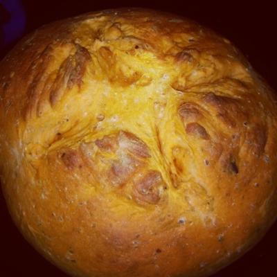 tomaat basilicum brood - met de hand of broodmachine