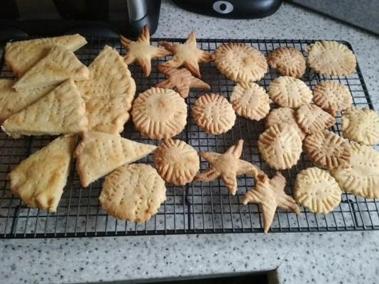 traditionele rijke scottish shortbread koekjes - cookies