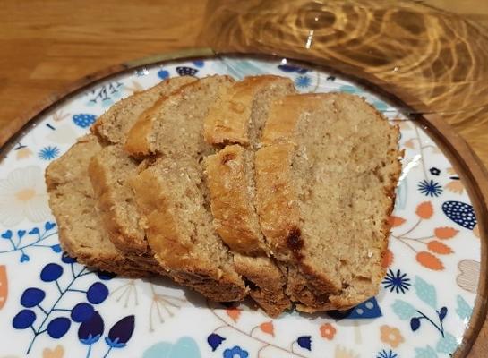 eenvoudig veganistisch bananenbrood