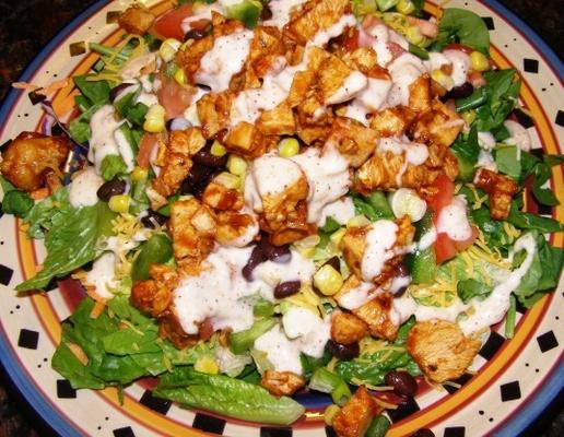 bbq ranchero kippensalade