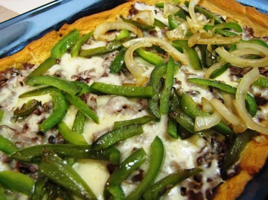 philly cheesesteak pizza
