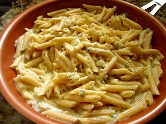 blauwe kaas pasta
