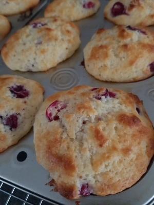 citroen cranberry muffins