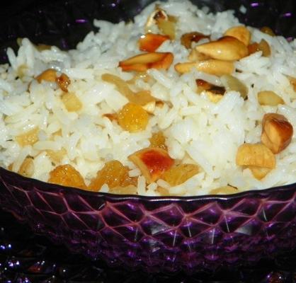 kokosnoot basmati rijstpilaf