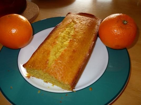 sinaasappel schudt cake op