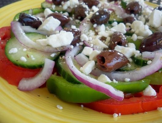 horiatiki (Griekse salade van dorpelingen)