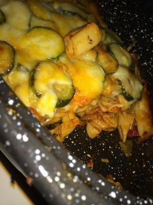 courgette gebakken ziti