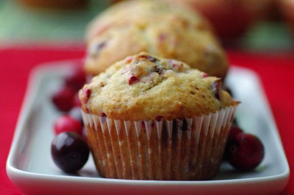 chocoladeschilfers veenbessenmuffins