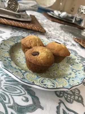 mini-muffins met chocoladeschilfers