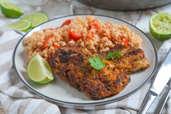 cajun-gekruide tilapia