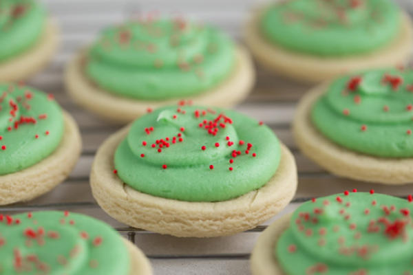 elaine's vakantie uitgesneden suiker cookies - Kerstmis