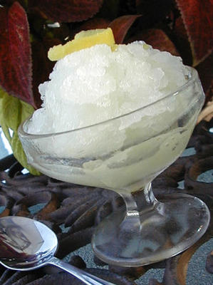 Italiaans citroenijs (granita)