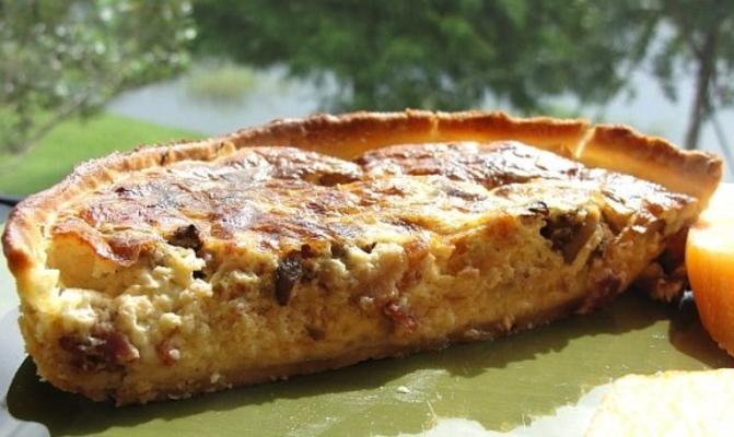 moosewood zwitserse kaas- en champignonquiche