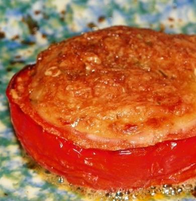 geroosterde mozzarella-tomaten